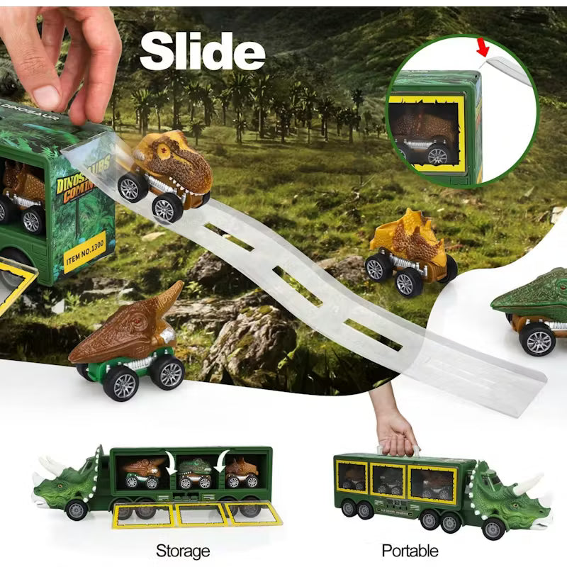 Dinosaur Truck Transport Car Toys - Stanley & Dawn