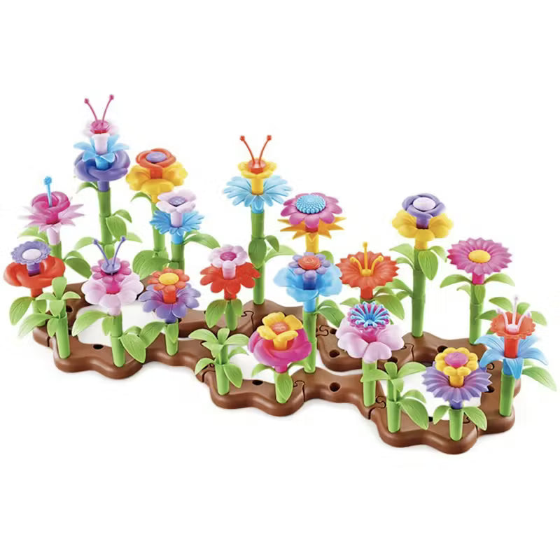 104-Piece Flower Garden Building Set - Stanley & Dawn