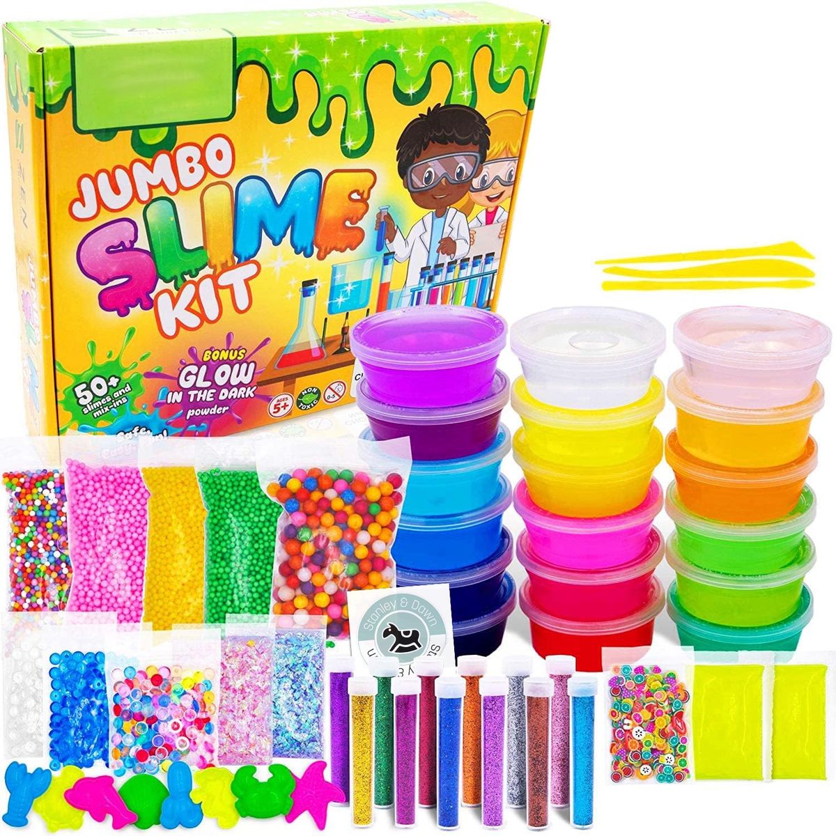 Ultimate Slime Kit 18 Piece for Kids Ages 7-12